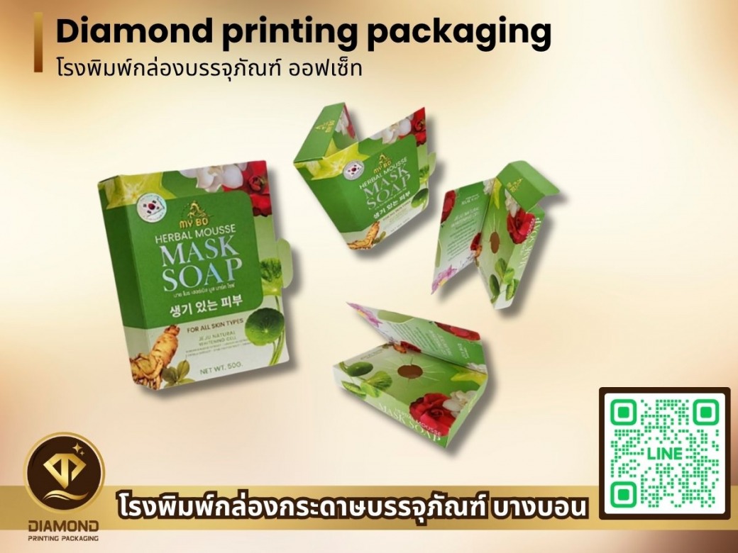 รับผลิตกล่องสบู่ รับผลิตกล่องสบู่